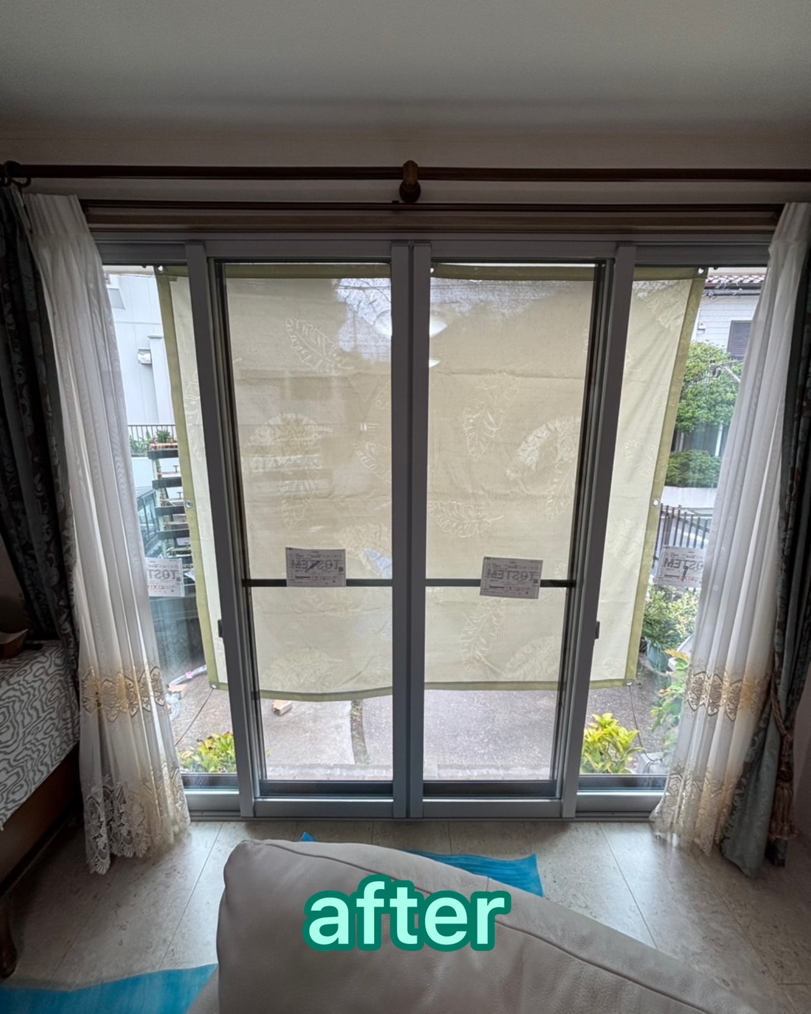 内窓の設置をさせていただきました。